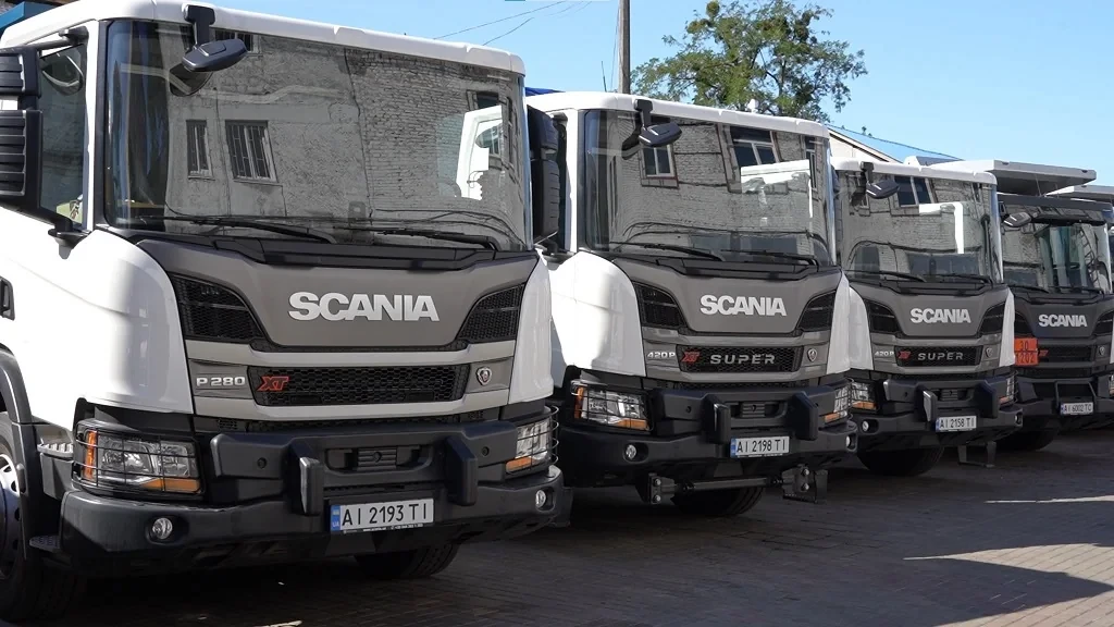 Scania Україна предоставила грузовики для восстановления Киевской области
