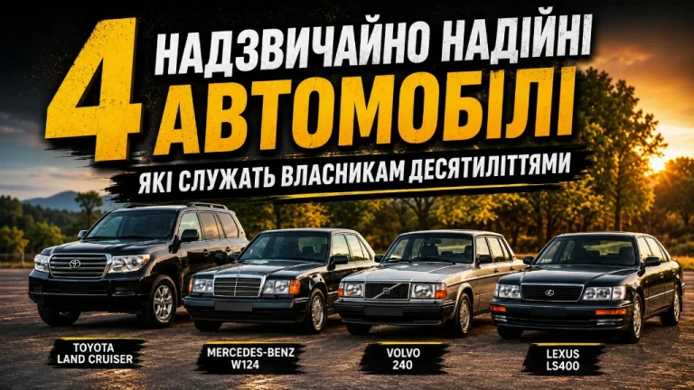 Вони їздять десятиліттями: 4 дуже надійні автомобілі з легендарною репутацією