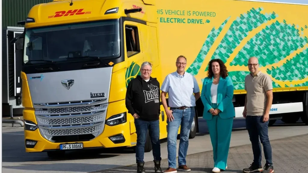 Электрические тягачи SuperPanther производства Steyr начали работать в DHL