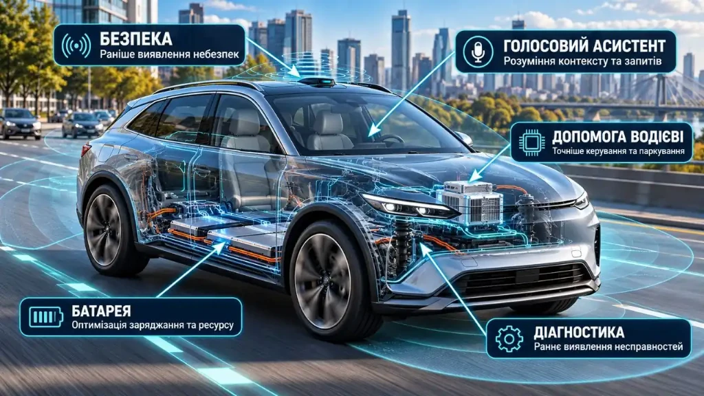Автомобиль с собственным интеллектом: как ИИ изменит машины к 2036 году