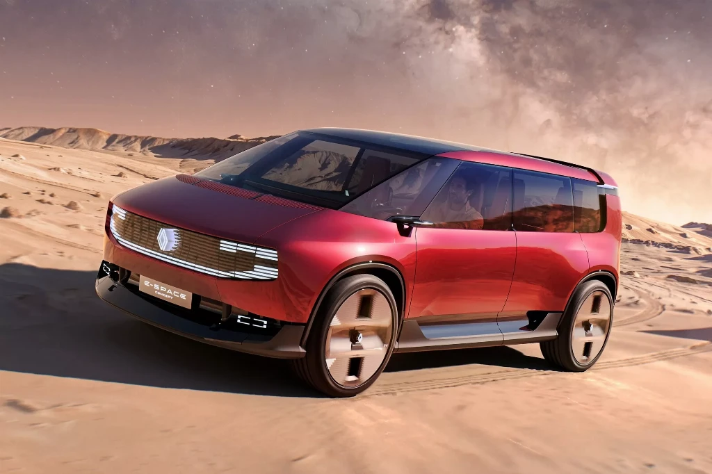 Електрифікований Renault E-Space готується до прем’єри: показано перше фото